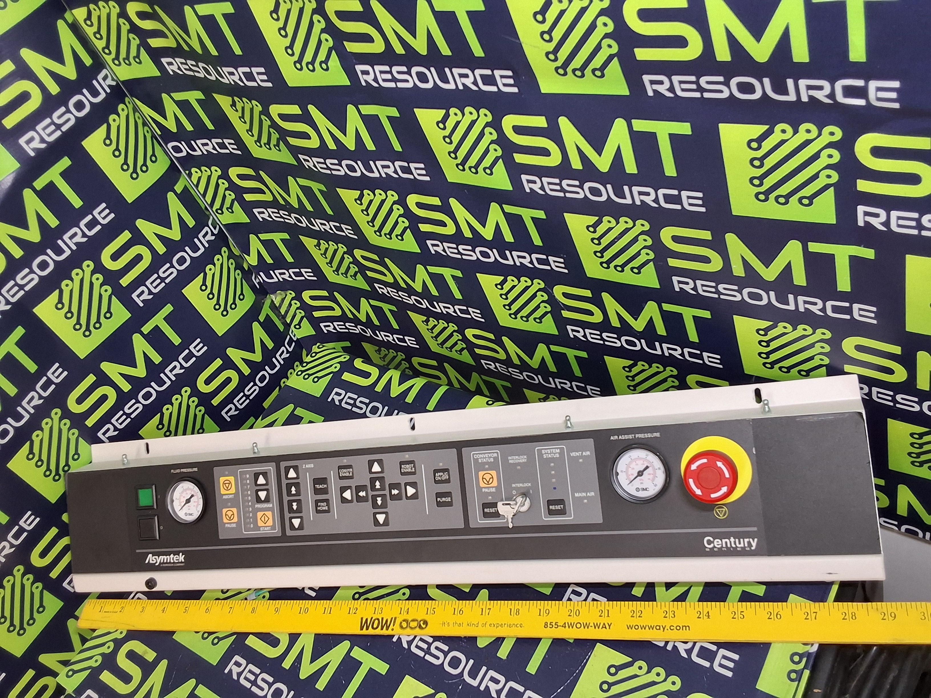 Used ASYMTEK C-708 AICE AUTOMATED FLUID DISPENSING PLACEMENT INTERFACE PANEL 02-2104-00