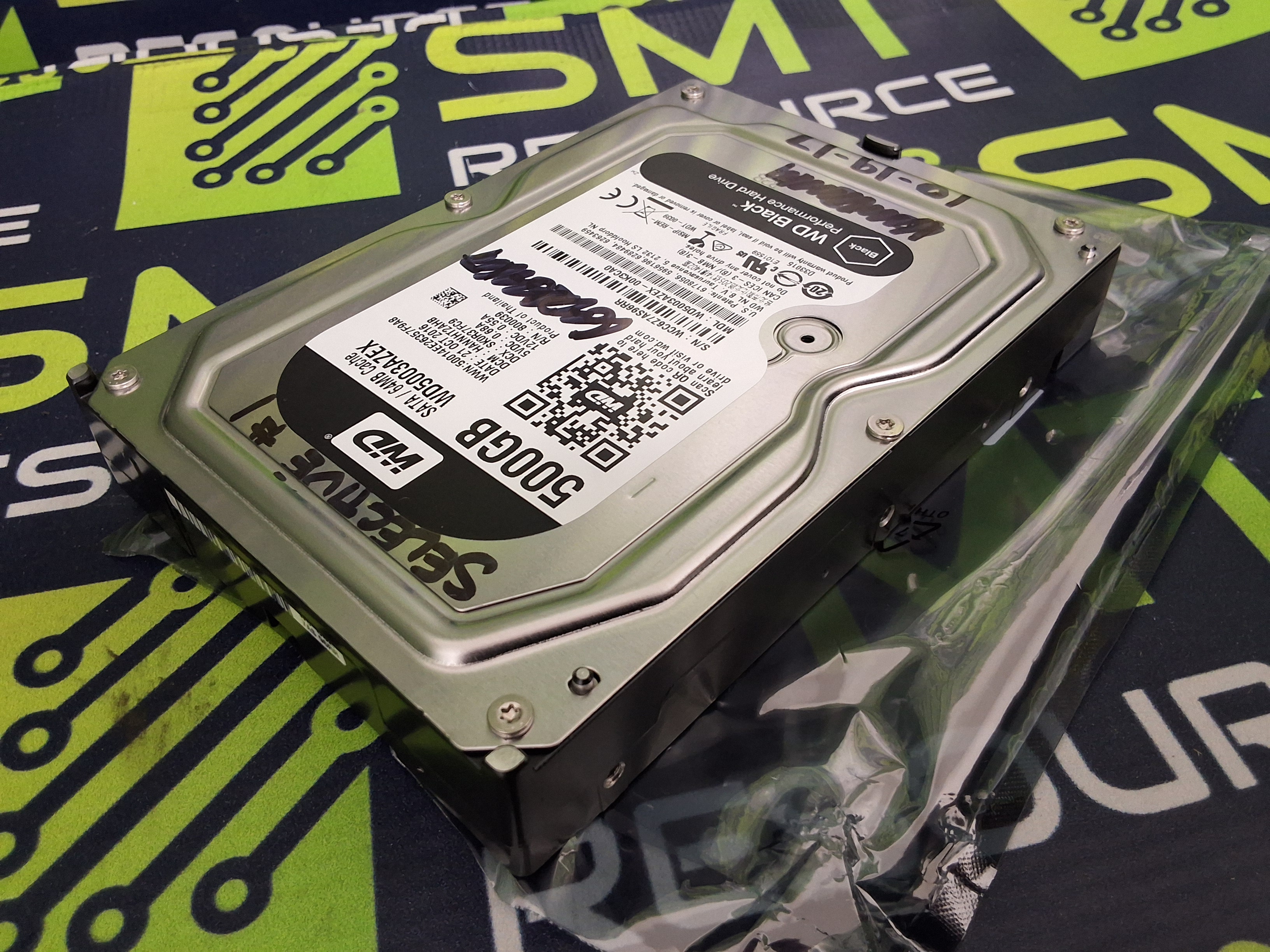 Used WESTERN DIGITAL WD5003AZEX PERFORMANCE HARD DRIVE 500GB