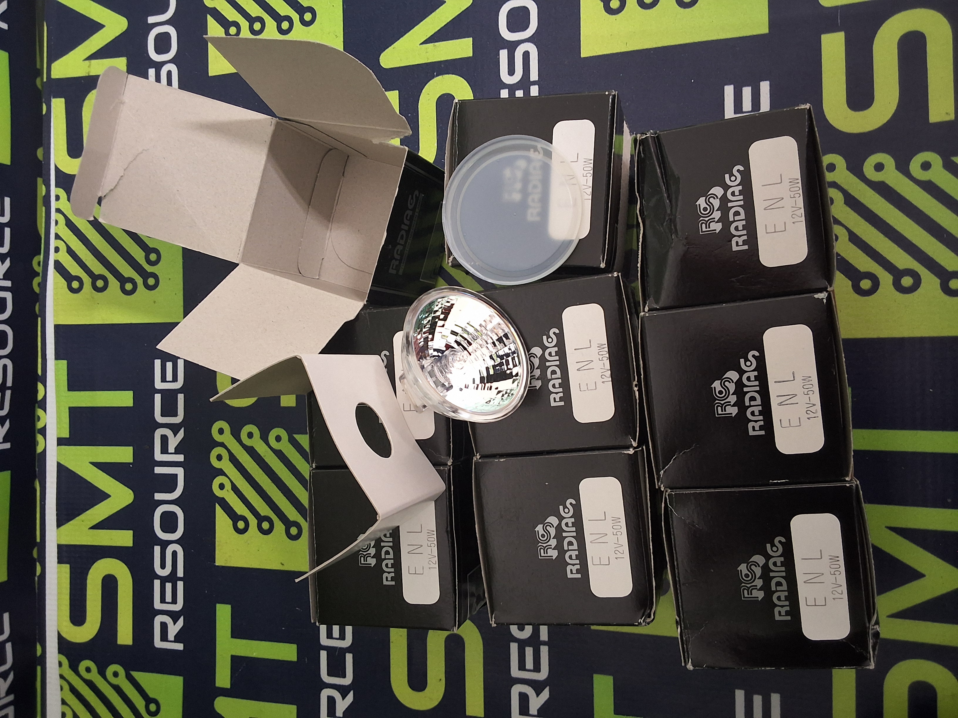 RADIAC TUNGSTEN HALOGEN LAMP/LIGHT BULB 12V 50W - BRAND NEW 