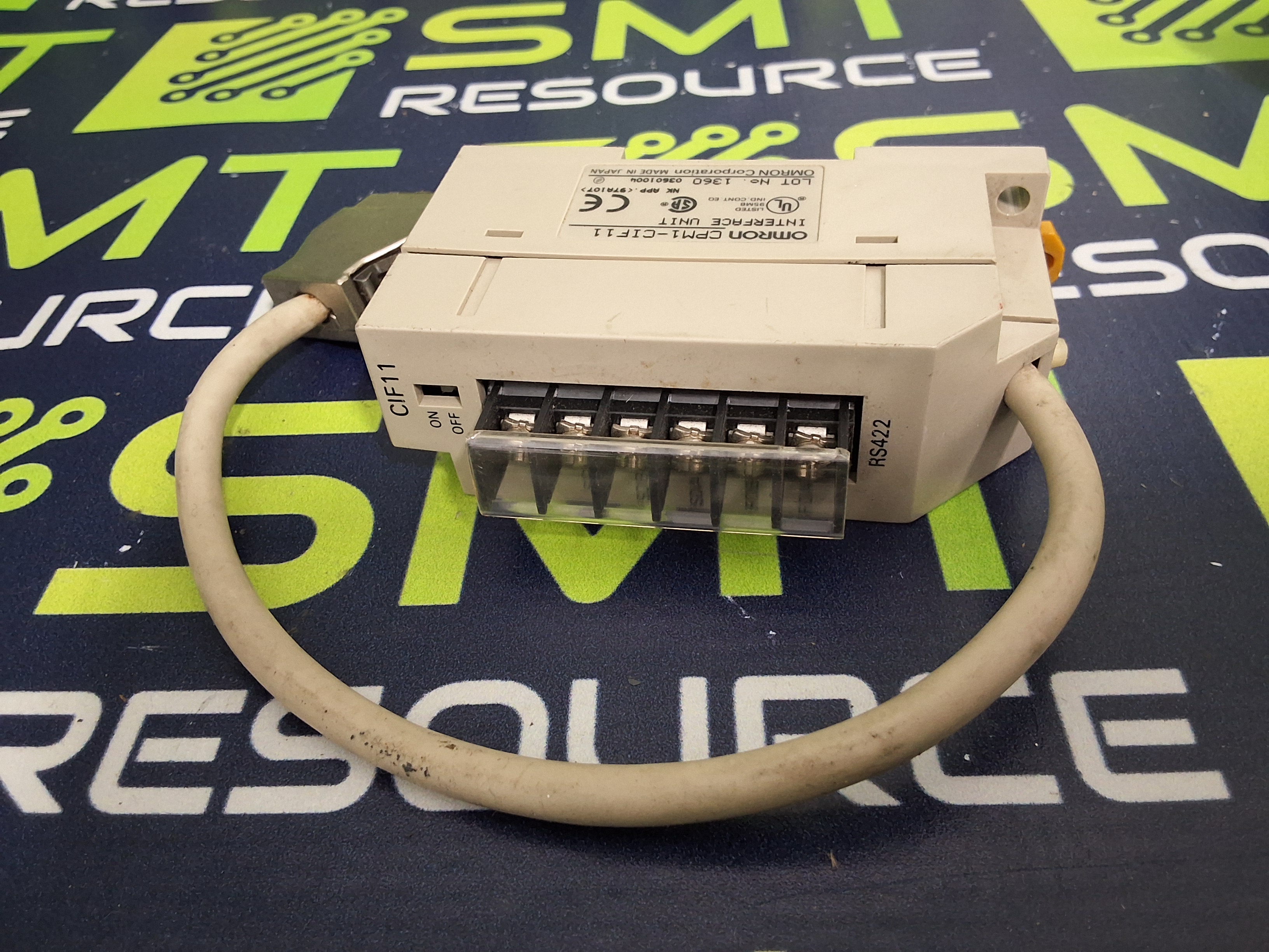 Used OMRON CPM1-CIF11 COMMUNICATION ADAPTER AND INTERFACE UNIT