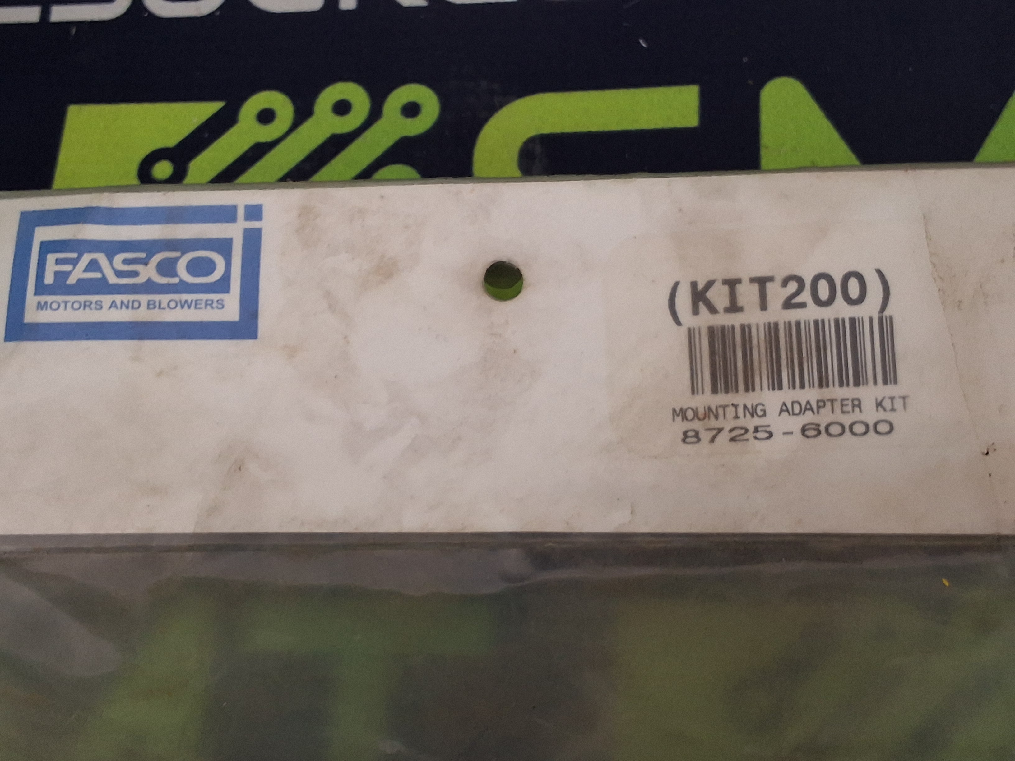 FASCO 8725-6000 / KIT200 MOUNTING ADAPTER KIT - BRAND NEW