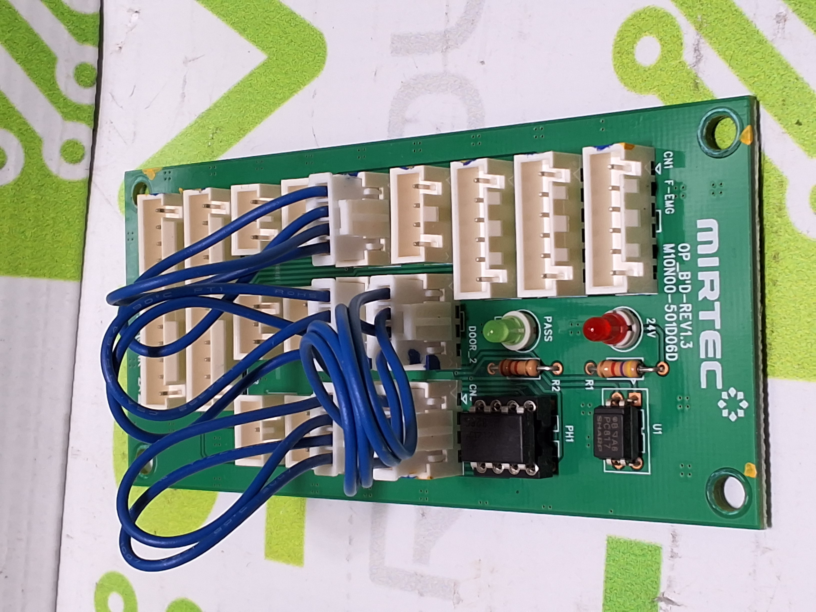 Used MIRTEC M10N00-501D06D OP CIRCUIT BOARD