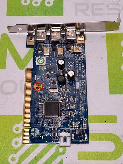Used UNIBRAIN 09902026-1 FIREBOARD-BLUE 3-PORT PCI CARD - WORKING