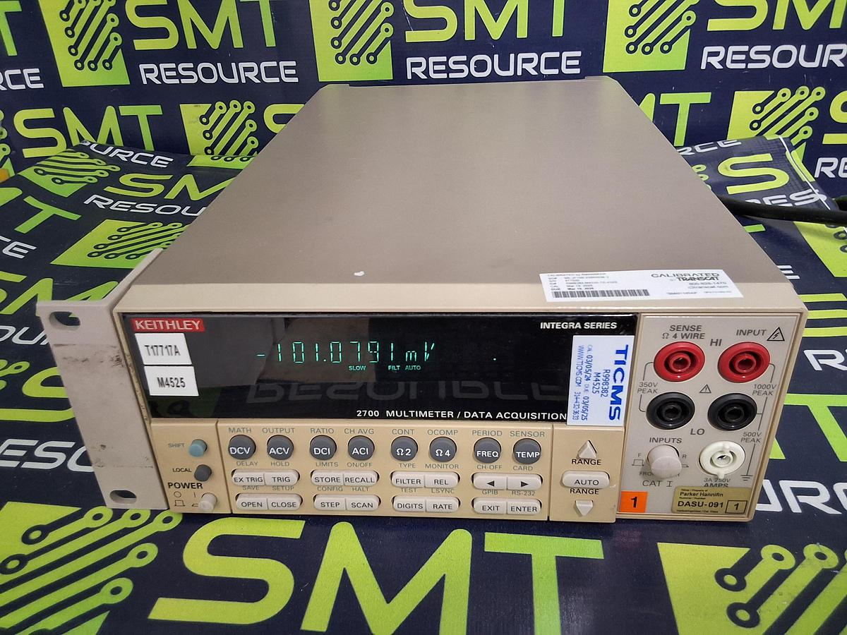 Used KEITHLEY 2700 DIGITAL MULTIMETER / DATA ACQUISITION SYSTEM