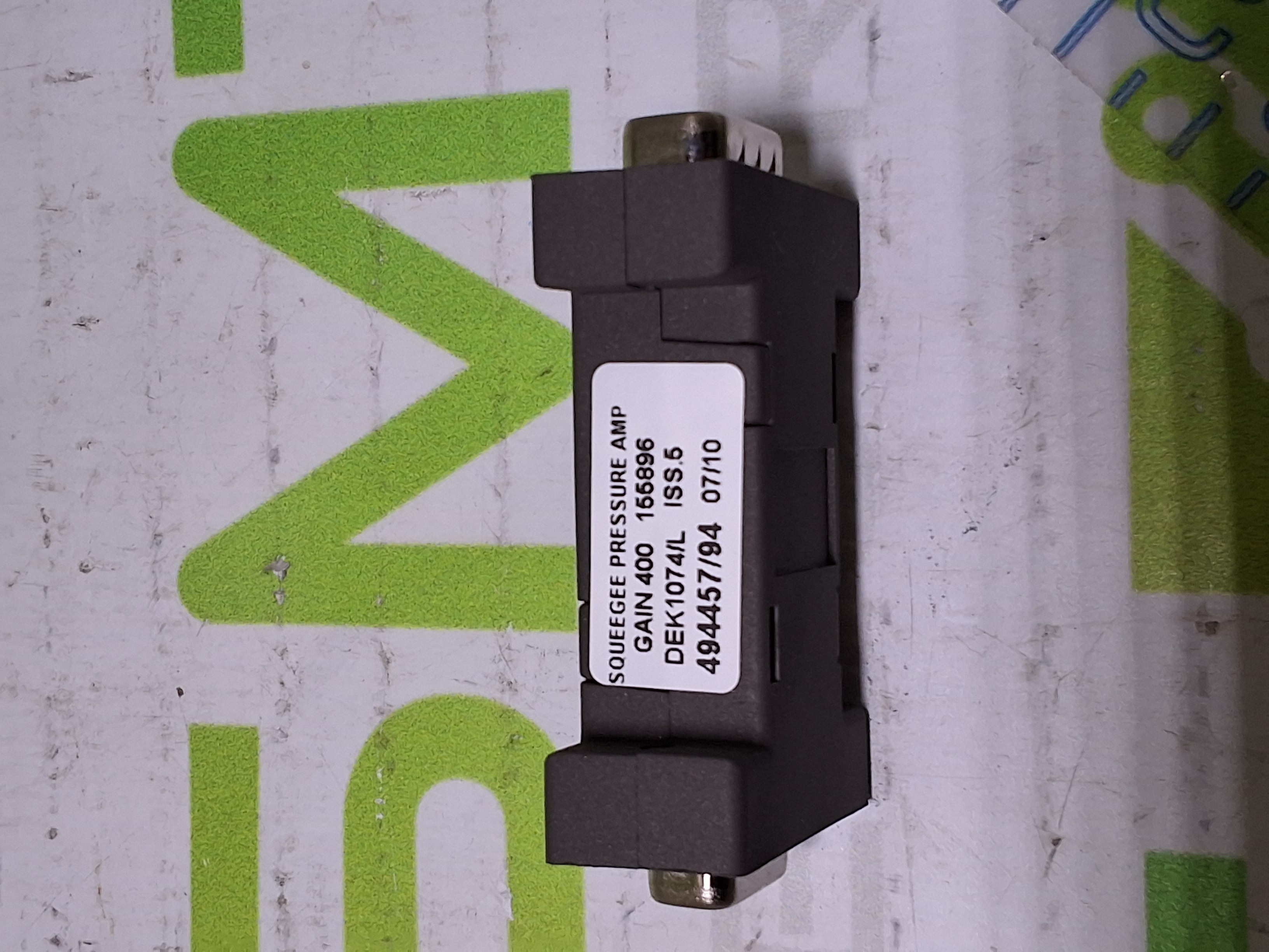 DEK SQUEEGEE PRESSURE AMPLIFIER 155896 GAIN 400 DEK1074/L - BRAND NEW