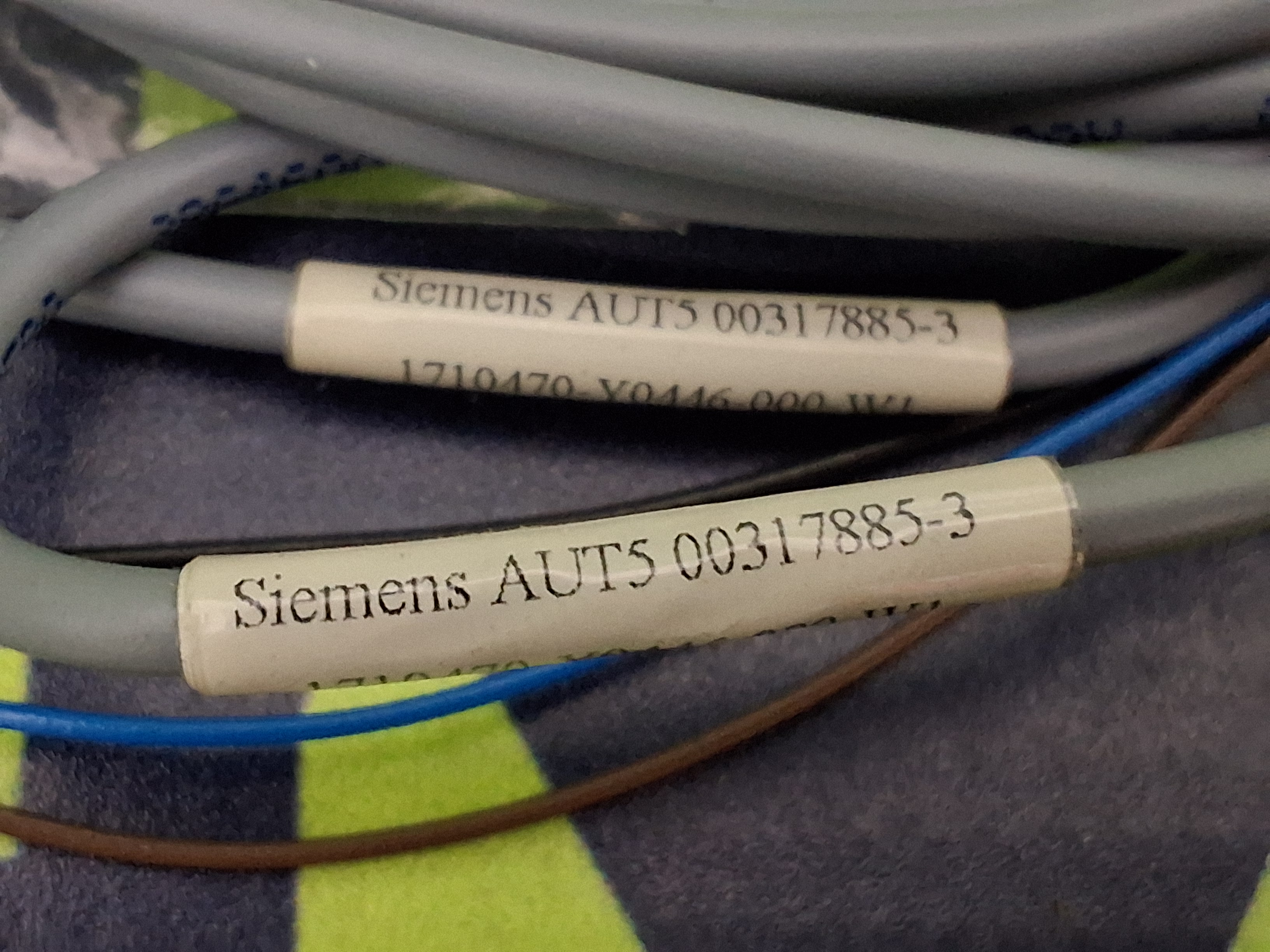 SIEMENS 00317885-03 STOPPER CABLE - BRAND NEW 