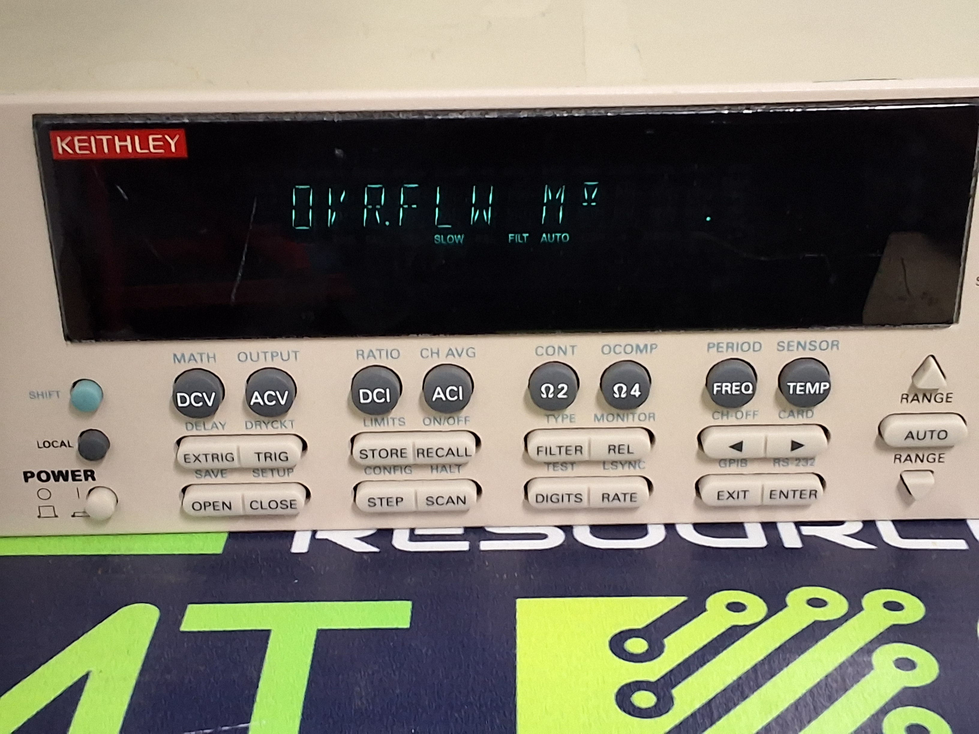 Used KEITHLEY 2750 INTEGRA SERIES MULTIMETER/SWITCH SYSTEM