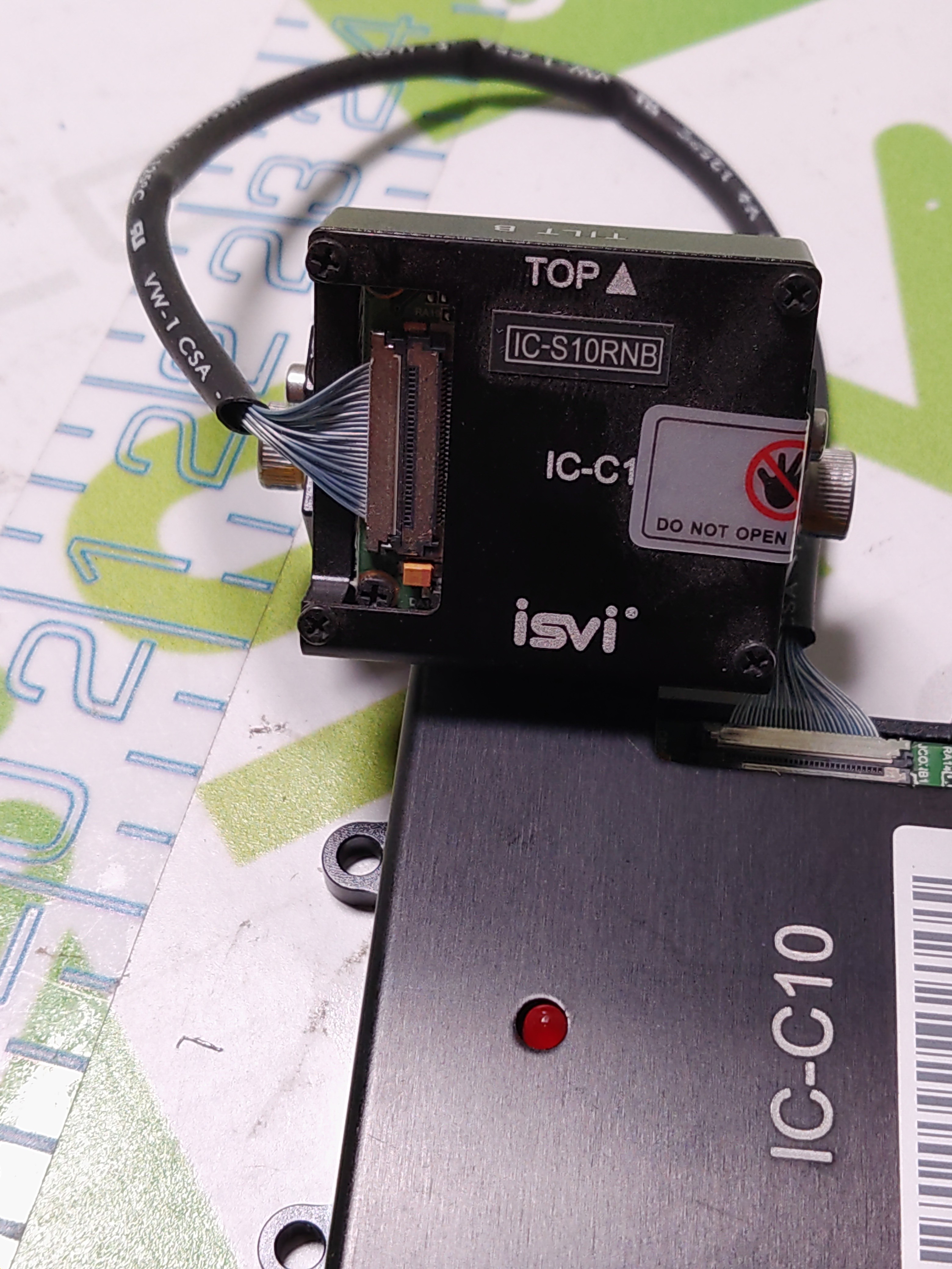 Used ISVI IC-C10, IC-S10RNB & 5M/10M 13.4um Lens