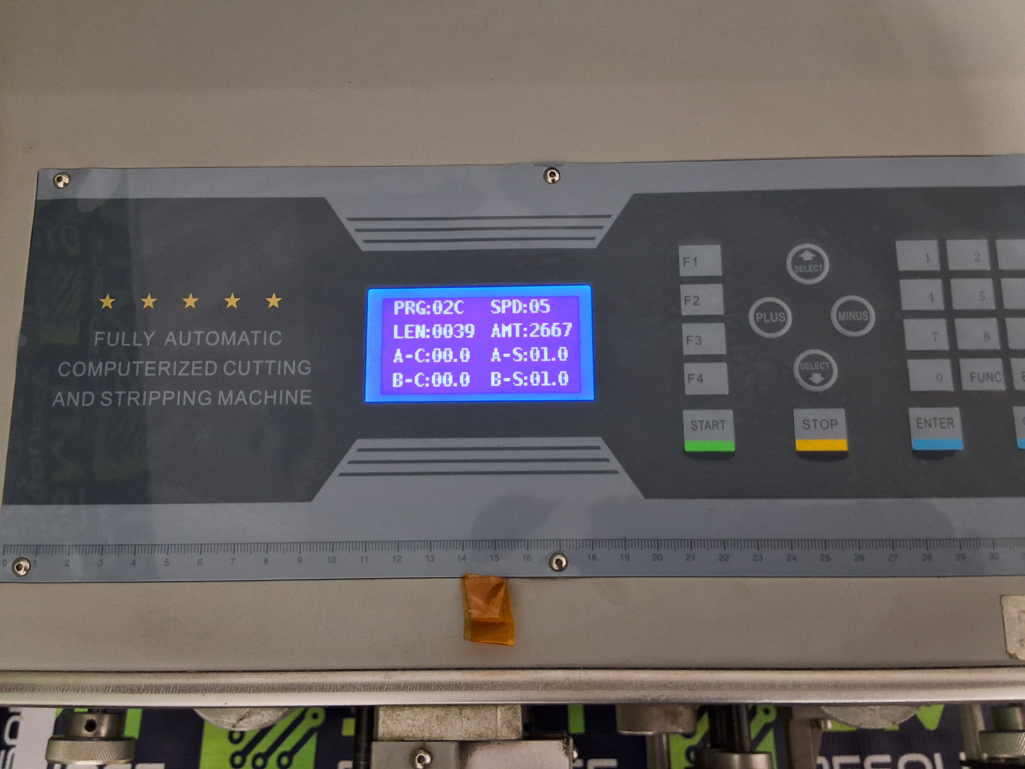 Used AF-905AA AUTOMATIC COMPUTERIZED CUTTING AND STRIPPING MACHINE