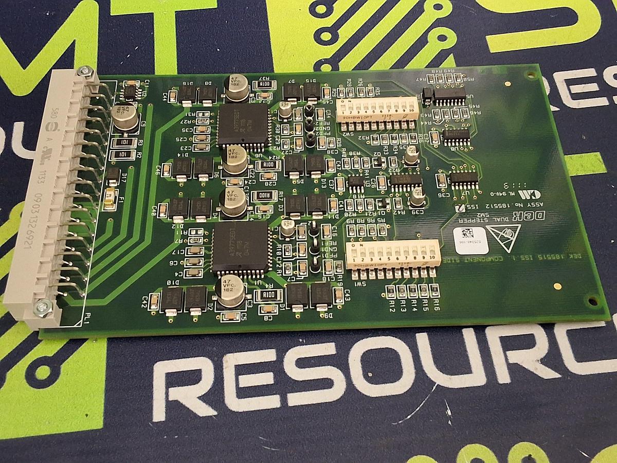 Used DEK 185512 DUAL STEPPER SM2 BOARD