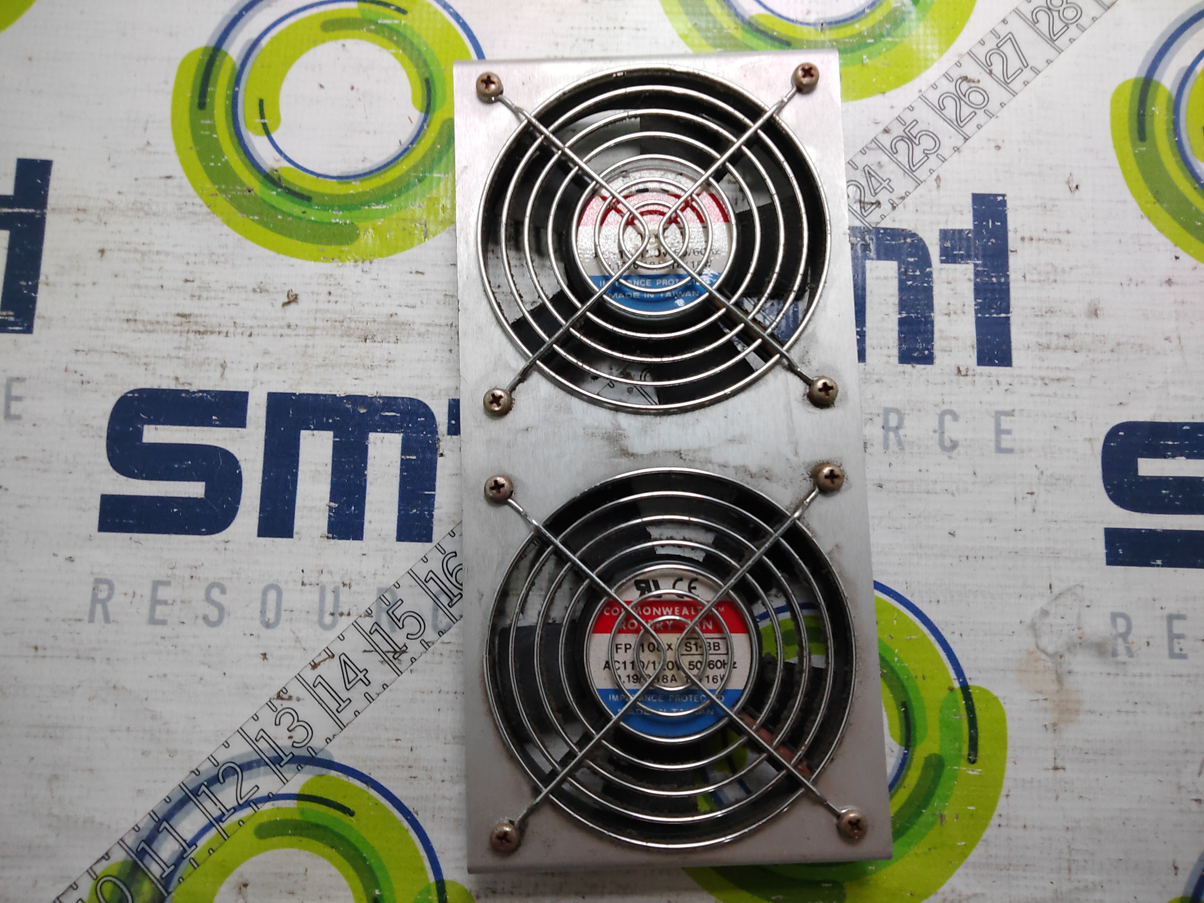 Used COMMONWEALTH FP-108AX S1-BB COOLING FAN- 2 UNIT SET