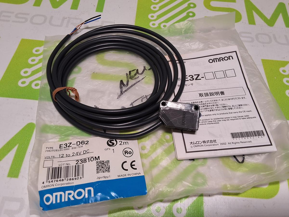 Used OMRON E3Z-D62 PHOTOELECTRIC SENSOR SWITCH 