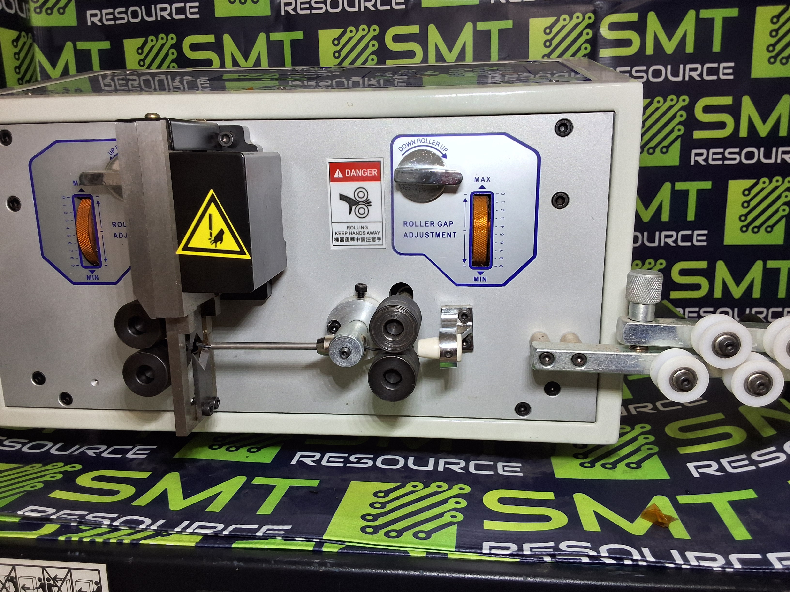 Used MODEL FULL AUTOMATIC COMPUTER WIRE STRIPPER WITH PARTS & ACCESSORIES