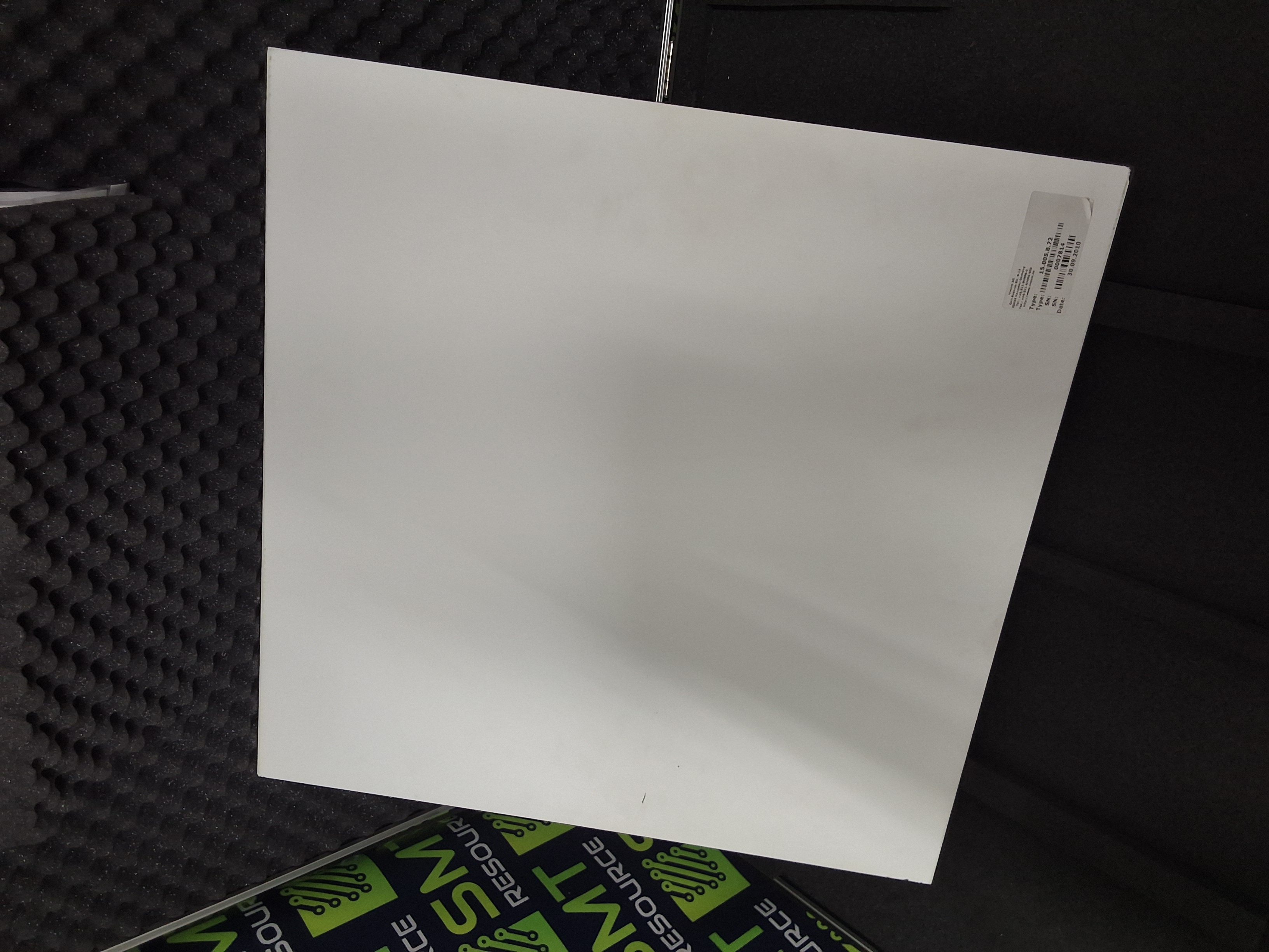 Used VISCOM AG AOI/AXI 15.005.B.72 CALIBRATION GLASS PLATE