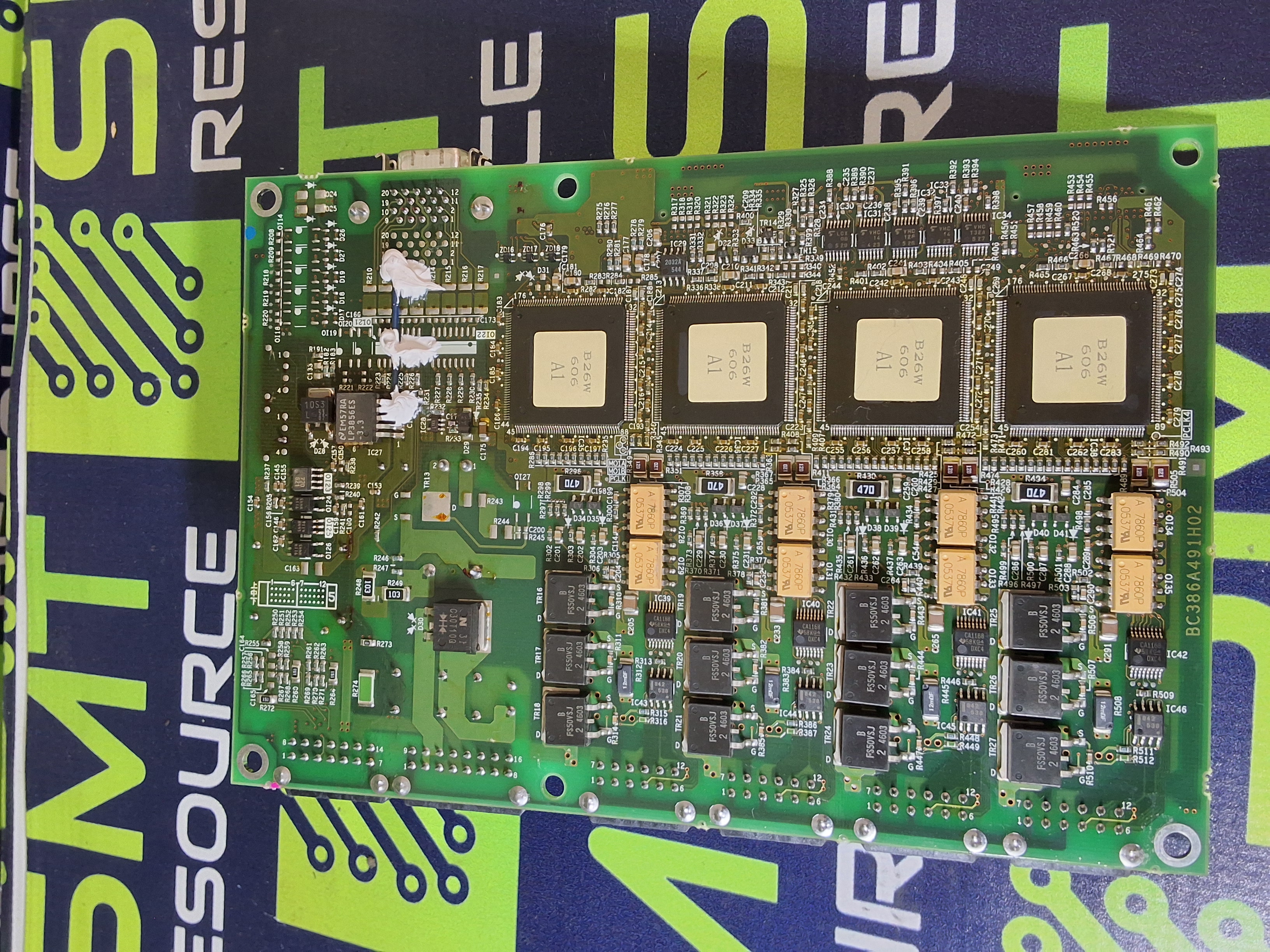 Used MITSUBISHI JUKI BC386A491G52A MR-MD15 CONTROL BOARD BC386A491H02