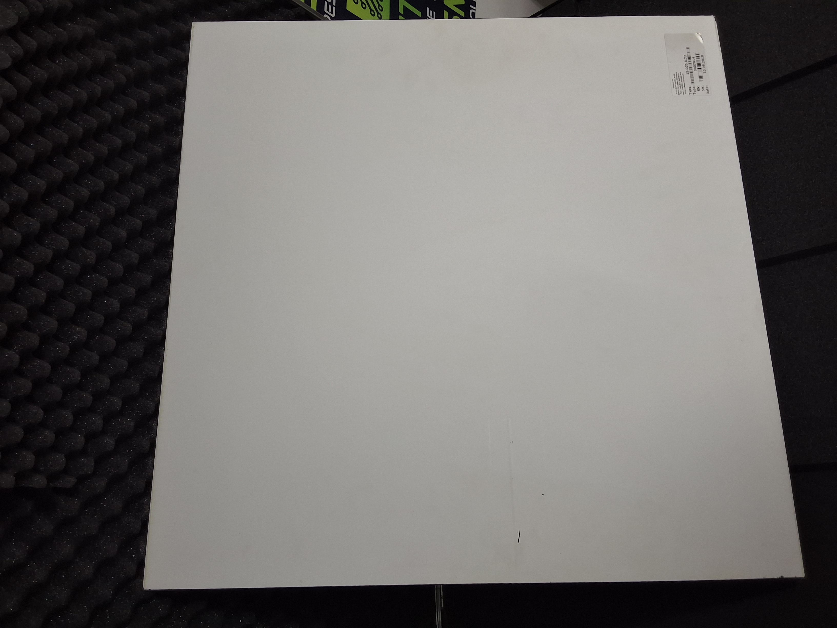 Used VISCOM AG AOI/AXI 15.005.B.72 CALIBRATION GLASS PLATE