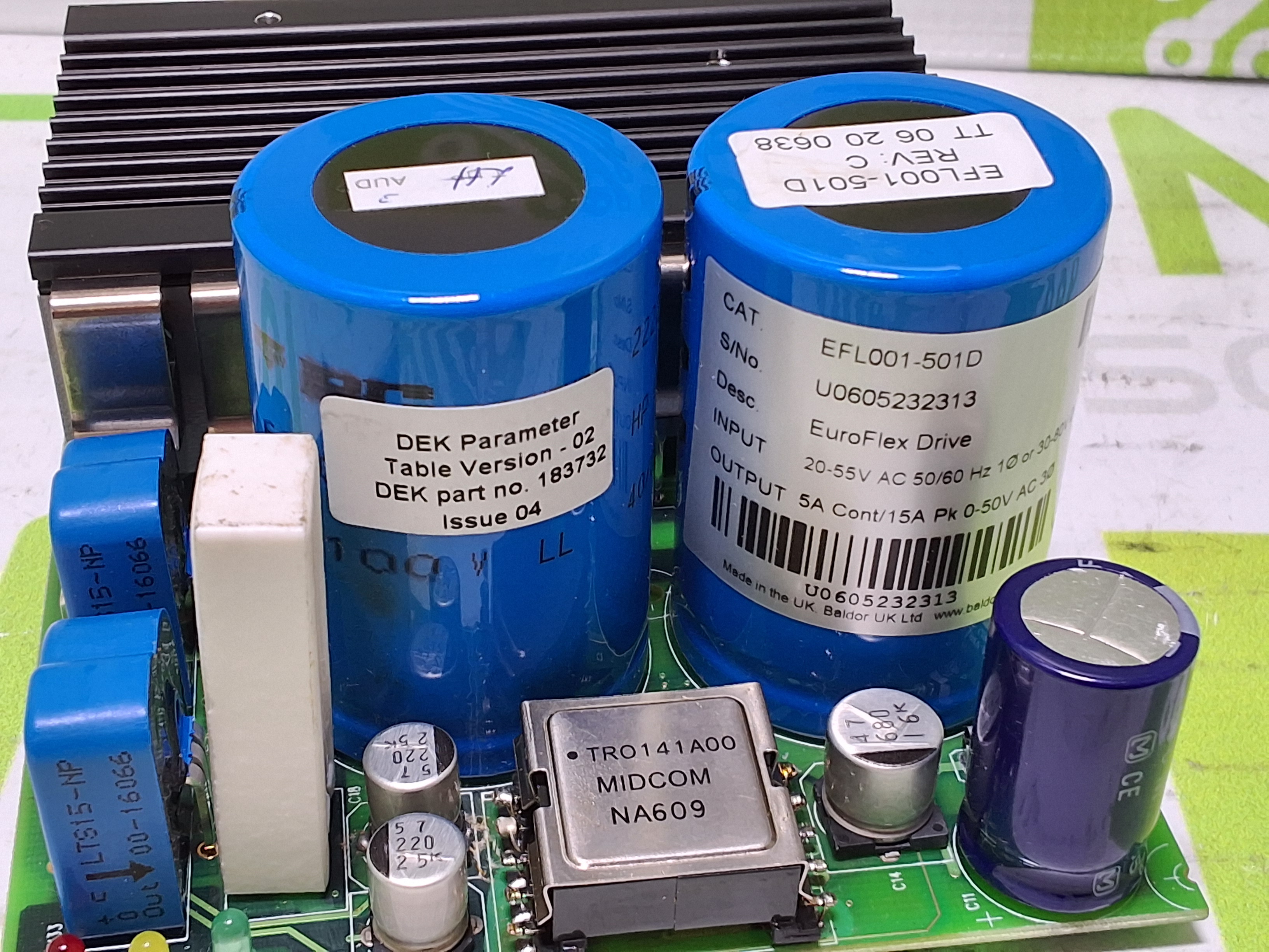 DEK 183732 EUROFLEX DRIVE BOARD - NEW 