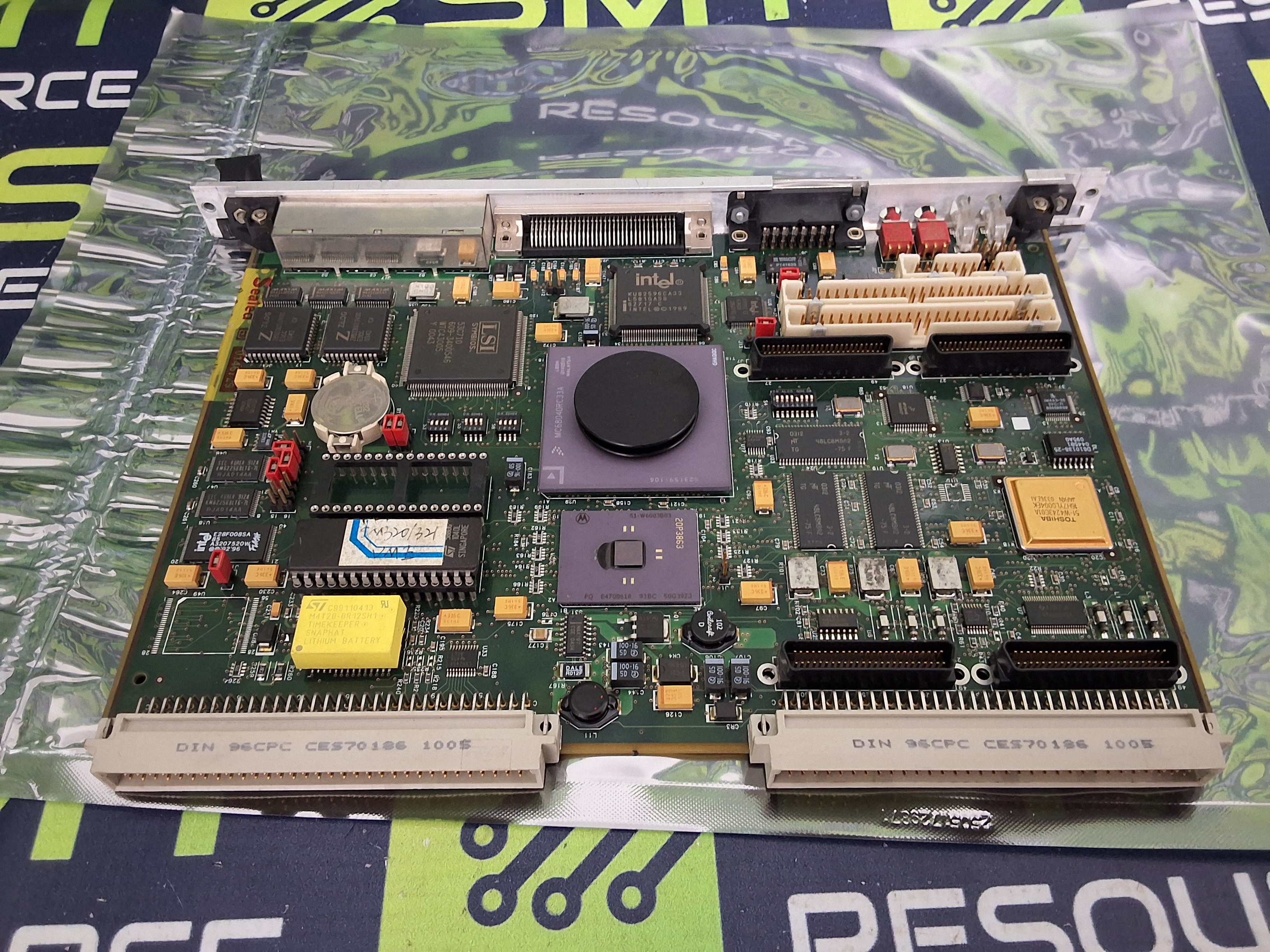 Used MOTOROLA 01-W3267F 68B VME CPU BOARD
