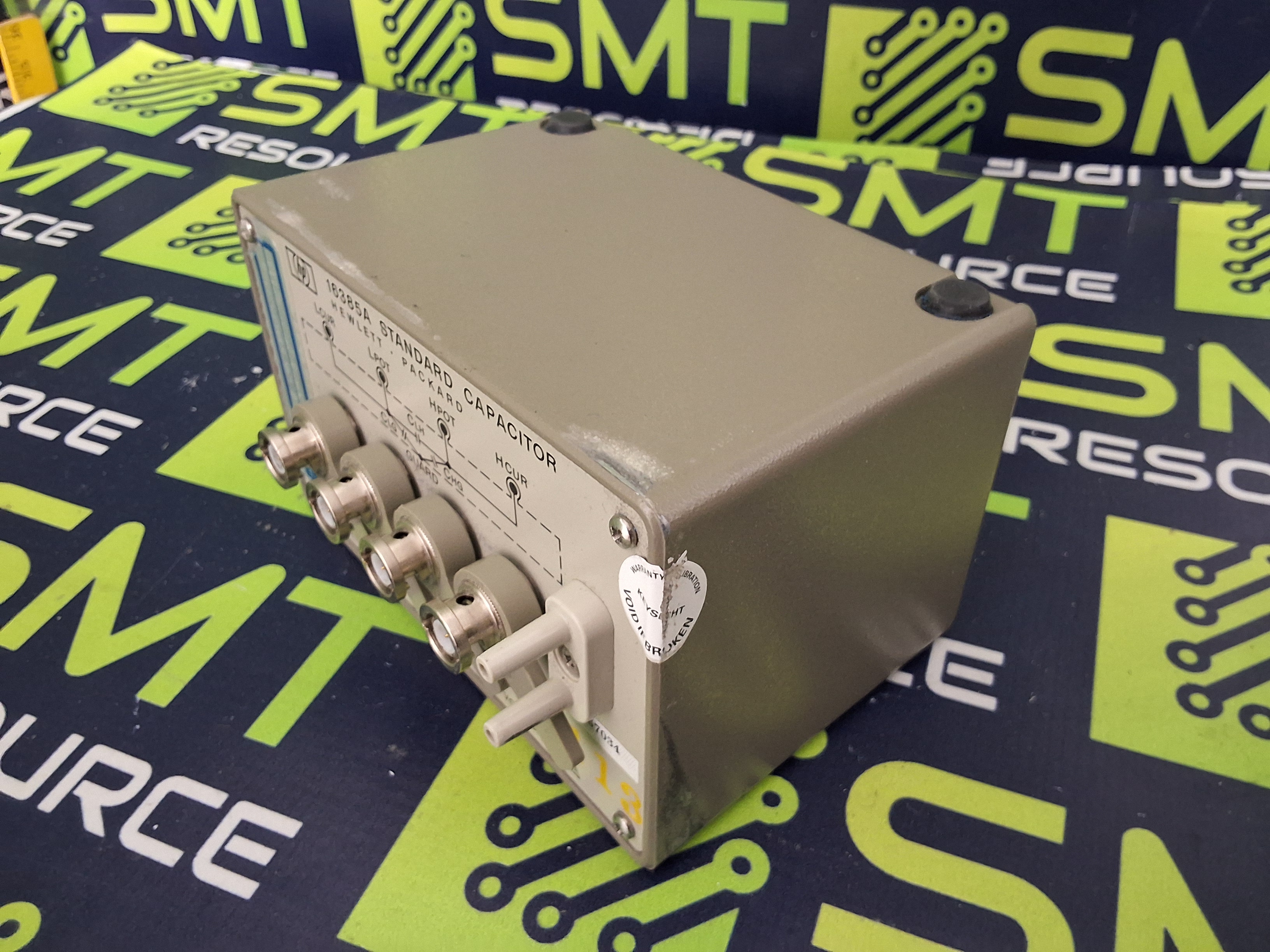 Used HP HEWLETT PACKARD 16385A STANDARD AIR CAPACITOR 0.01 µF ±0.1% 250V