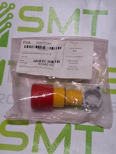 UNIVERSAL INSTRUMENTS 43346102 E-STOP SWITCH - BRAND NEW SEALED