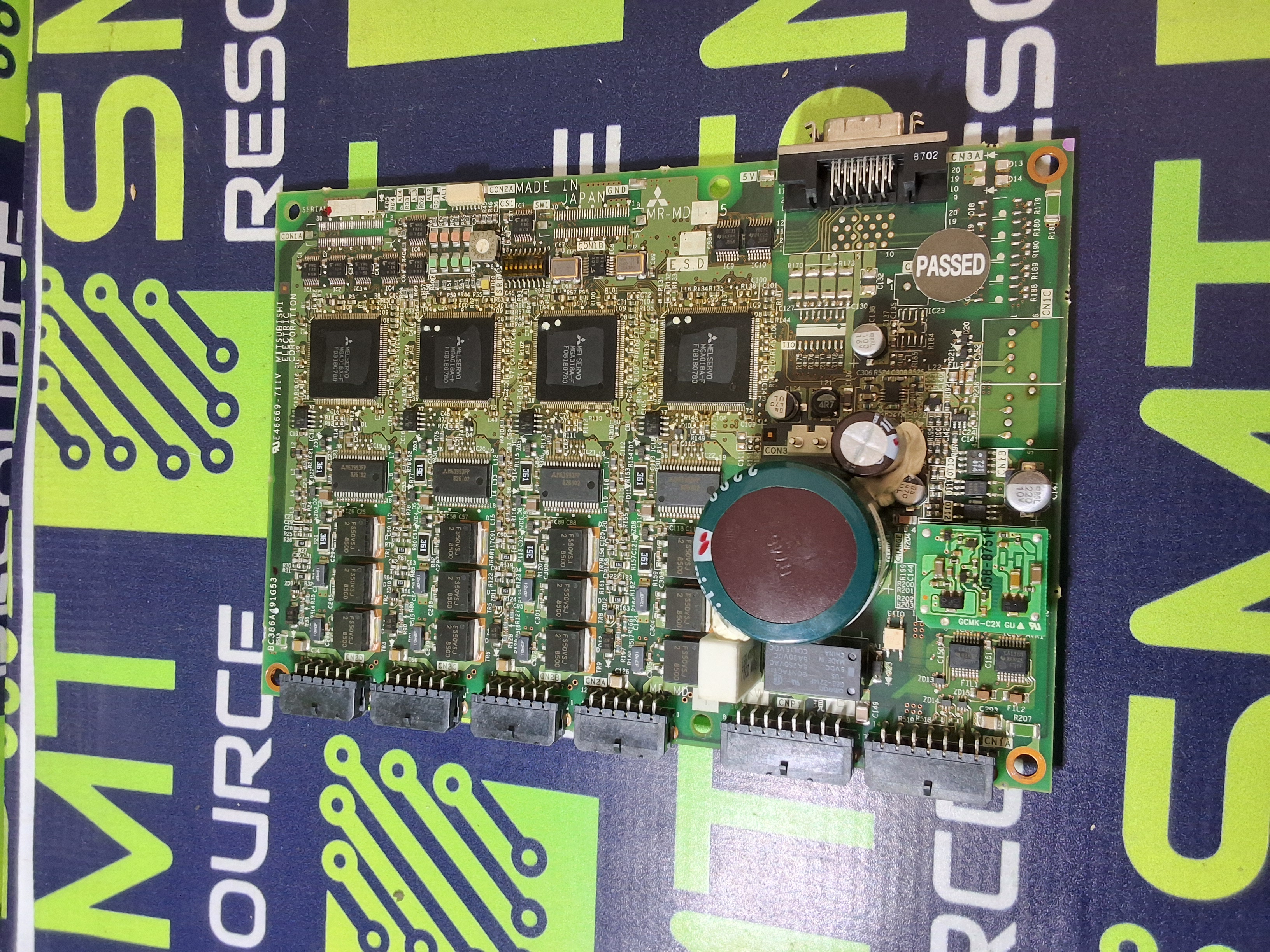 Used MITSUBISHI JUKI BC386A491G53 MR-MD15 CONTROL BOARD BC386A491H03