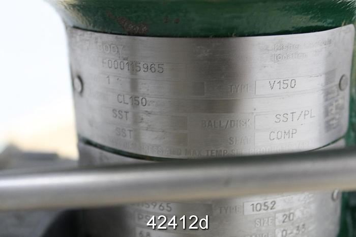 Used Fisher V150 1" Vee Ball Valve #42412