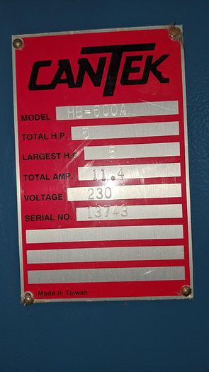 Used Used Cantek HBA-600A Bandsaw , Resaw