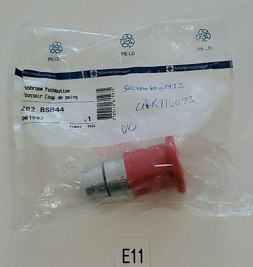 *NEW IN BAG* Telemecanique ZB2-BS844 Red Mushroom Pushbutton + Warranty!
