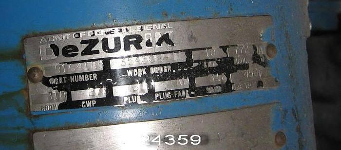 Used Dezurik  Dezurik Precision Electric Basis Weight Valve, 10", Fig 772A, 316 Stainless Body, 316 Stainless Plug, 316 Stainless Seat, 450 Degree F Max Temp, 155 Second Valve Travel Time, Straight Concentric Design #24359