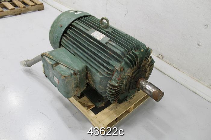 Used Toshiba 125 Hp A/C Motor, 1186 Rpm, 460 Volts #43622