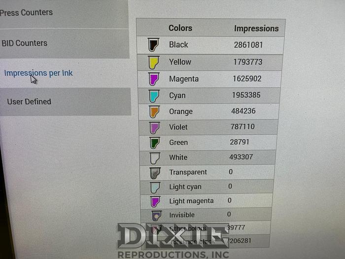 Used 2017 HP Indigo 30000