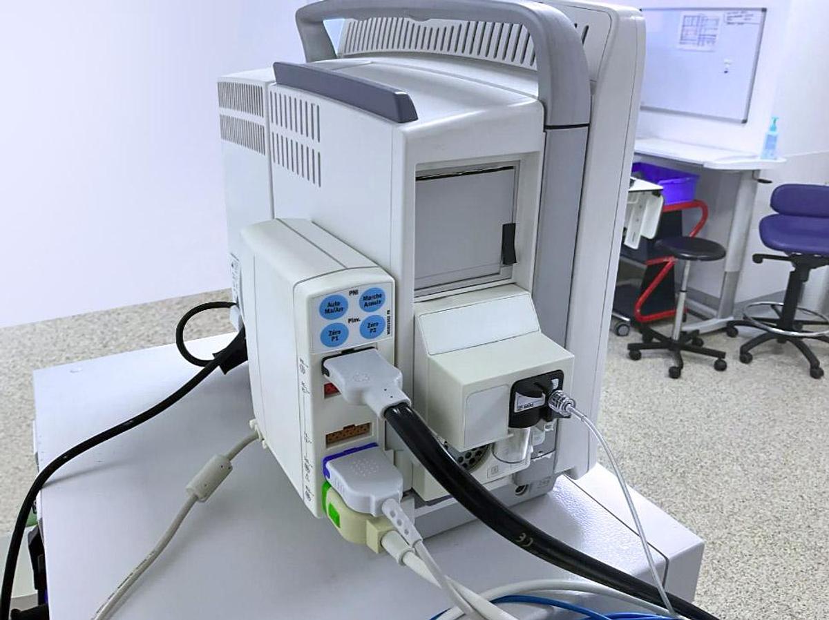 D'occasion STATION COMPLETE RESPIRATEUR D’ANESTHÉSIE MOBILE DATEX-OHMEDA AESTIVA/5 7900