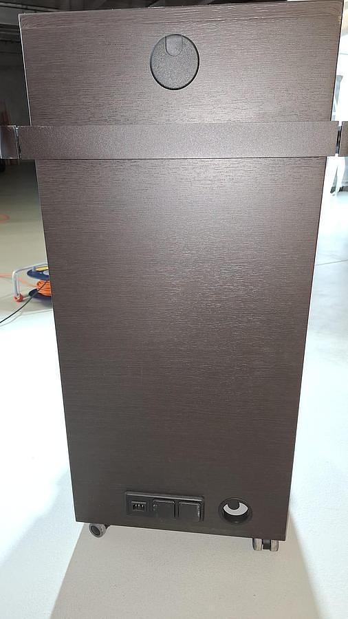 D'occasion TABLE DE SOINS GHARIENI DE GRAND LUXE MULTIFONCTIONNELLE AVEC MEUBLE ASSORTI DE RANGEMENT ET TABOURET, PARFAIT ÉTAT Hightech Wellnessliege Massage Spa table