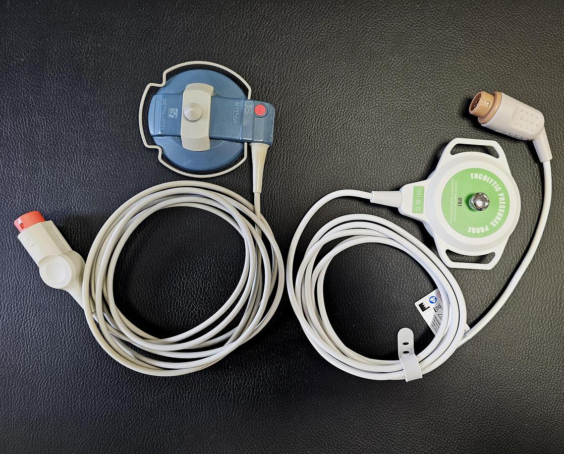 D'occasion TOCOCARDIOGRAPHE PHILIPS SÉRIES 50 A AVEC 1 SONDE CARDIO ET 1 SONDE CONTRACTION UTÉRINE