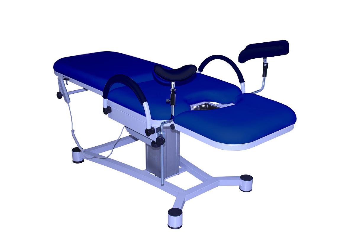 Neuf FAUTEUIL RÉGLABLE EN HAUTEUR POUR EXAMENS GYNÉCOLOGIQUES ELECTRIQUE