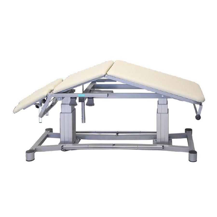 Neuf TABLE DE TRAITEMENT À TROIS SECTIONS À HAUTEUR VARIABLE AVEC MOUVEMENT TR/RTR ELECTRIQUE CALDARA