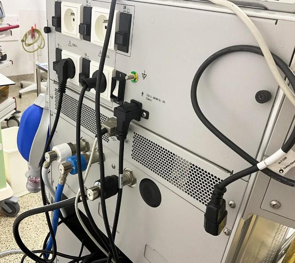 D'occasion STATION COMPLETE RESPIRATEUR D’ANESTHÉSIE MOBILE DATEX-OHMEDA AESTIVA/5 7900