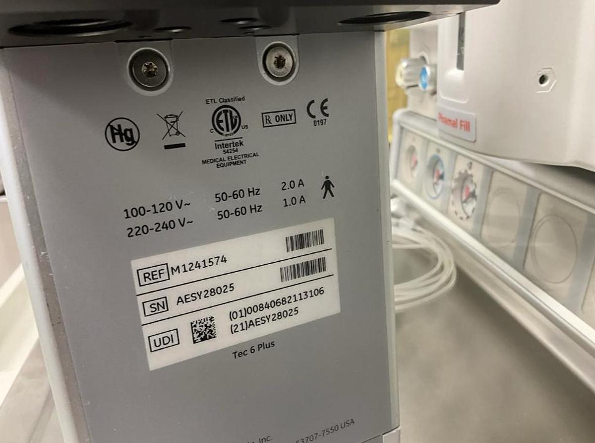 D'occasion STATION COMPLETE RESPIRATEUR D’ANESTHÉSIE MOBILE DATEX-OHMEDA AESTIVA/5 7900