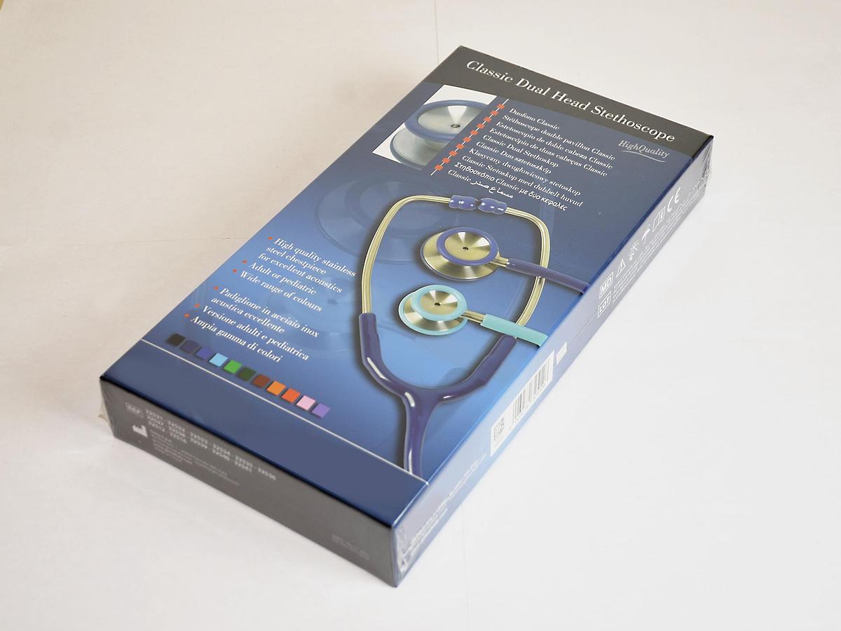 Neuf STÉTHOSCOPE DOUBLE PAVILLON CLASSIQUE DE CARDIOLOGIE