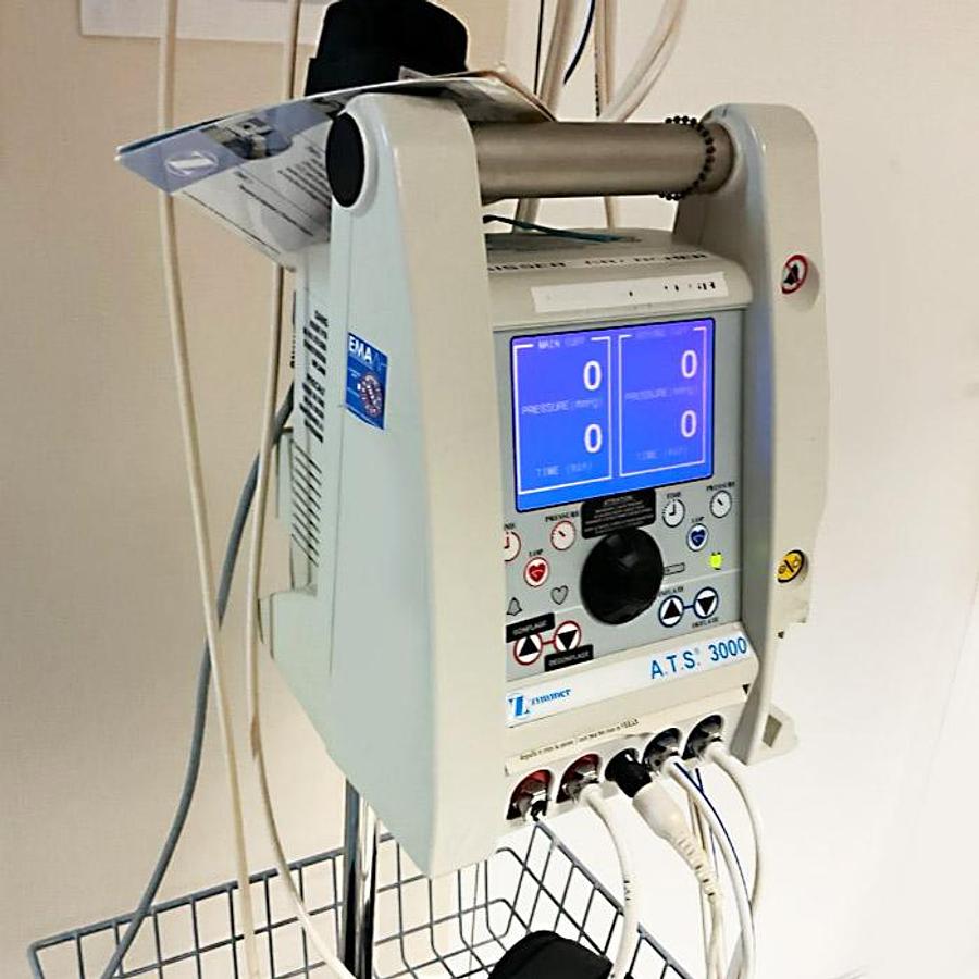 D'occasion GARROT PNEUMATIQUE ZIMMER A.T.S 3000  AVEC SES BRASSARDS