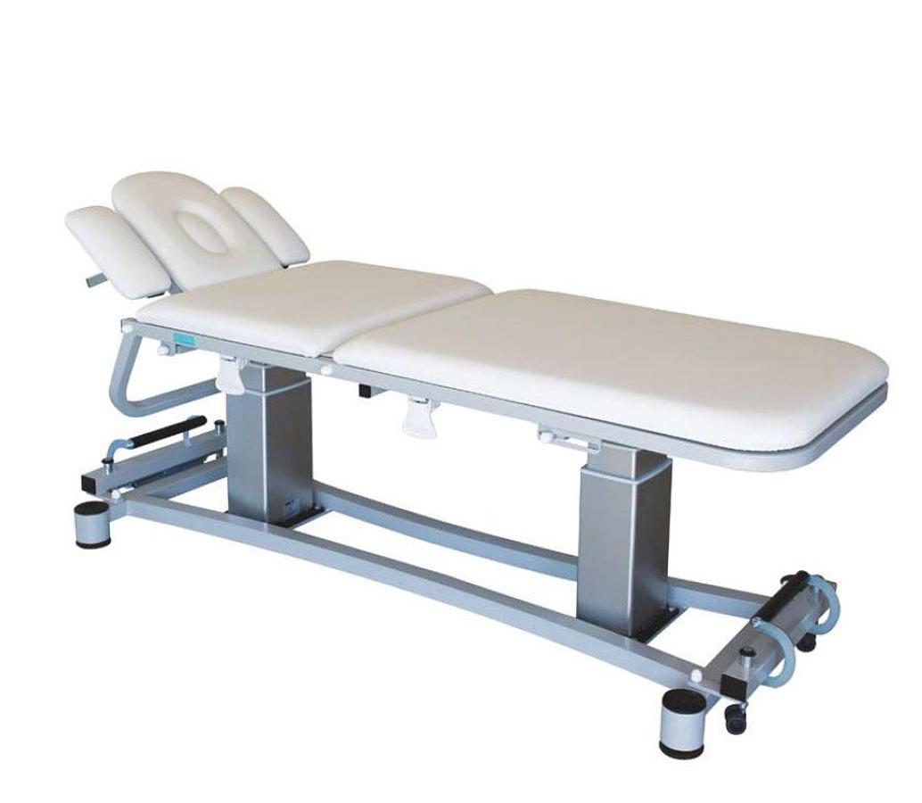 Neuf LIT DE TRAITEMENT À 3 SECTIONS HAUTEUR VARIABLE AVEC MOUVEMENT TR/RTR POUR LA THÉRAPIE PHYSIQUE CALDARA