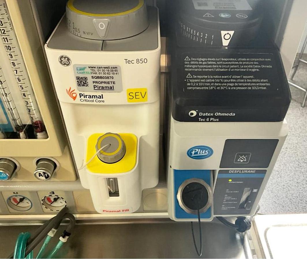 D'occasion STATION COMPLETE RESPIRATEUR D’ANESTHÉSIE MOBILE DATEX-OHMEDA AESTIVA/5 7900