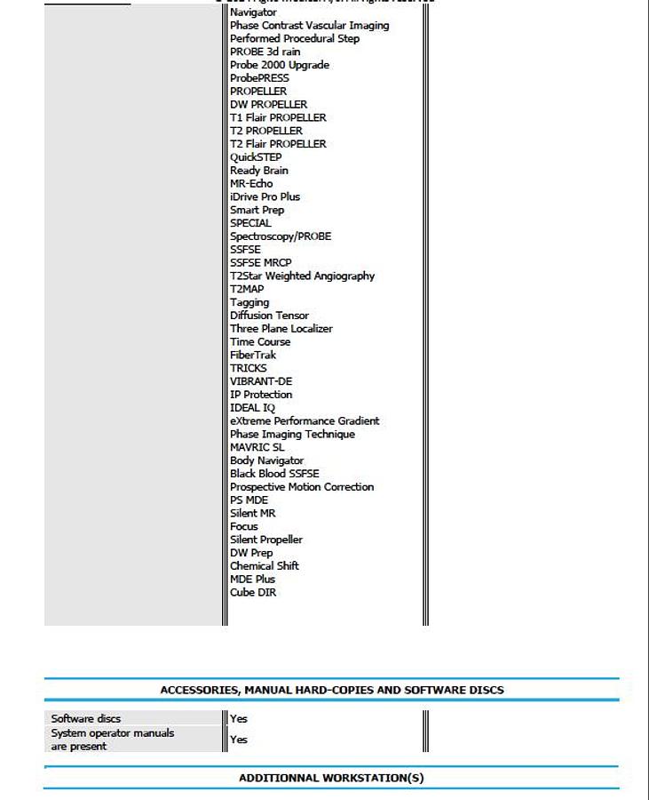 D'occasion SYSTÈME D’IRM GE MR450w GEMs 1.5T