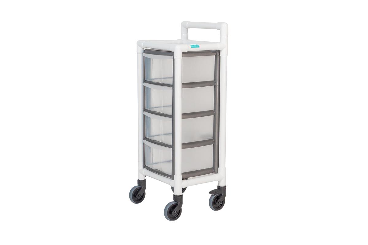 Neuf CHARIOT AMAGNÉTIQUE À 4 TIROIRS CALDARA