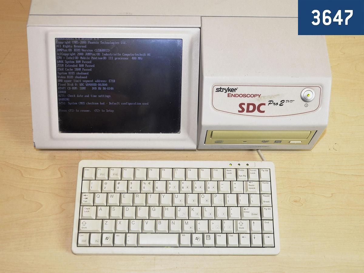 D'occasion ENREGISTREUR NUMERIQUE DE VIDEO ET D'IMAGES POUR COLONNE D'ENDOSCOPIE STRYKER SDC PRO