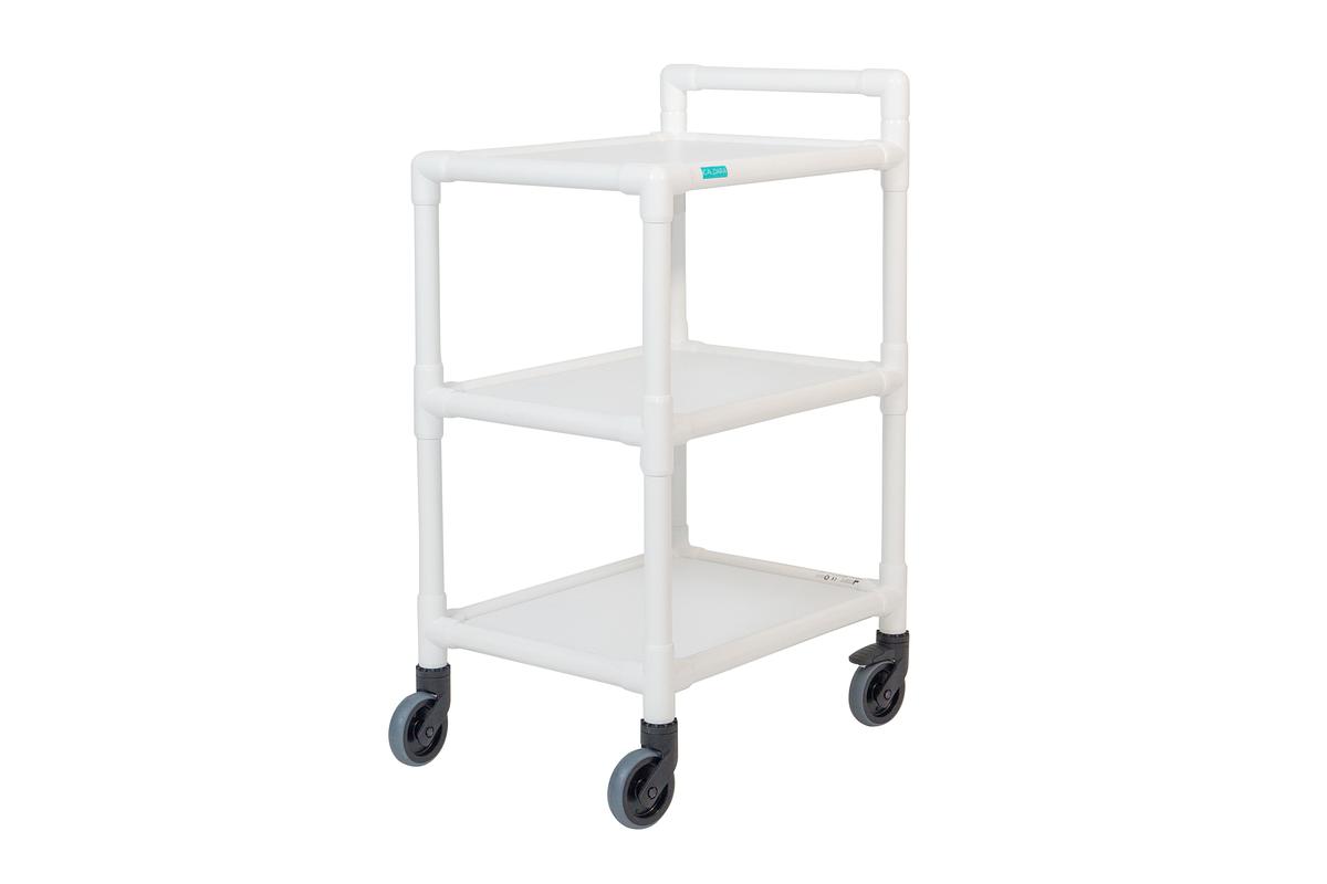 Neuf CHARIOT AMAGNÉTIQUE À 3 ÉTAGÈRES CALDARA