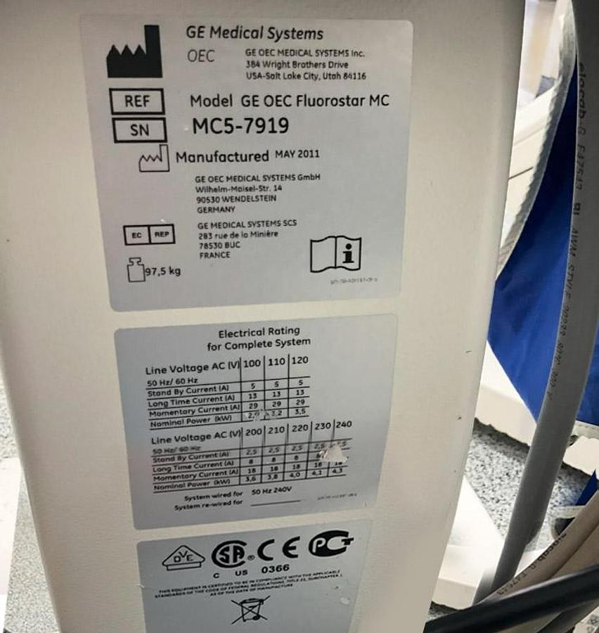 D'occasion AMPLIFICATEUR DE BRILLANCE GENERAL ELECTRIC OEC FLUOROSTAR