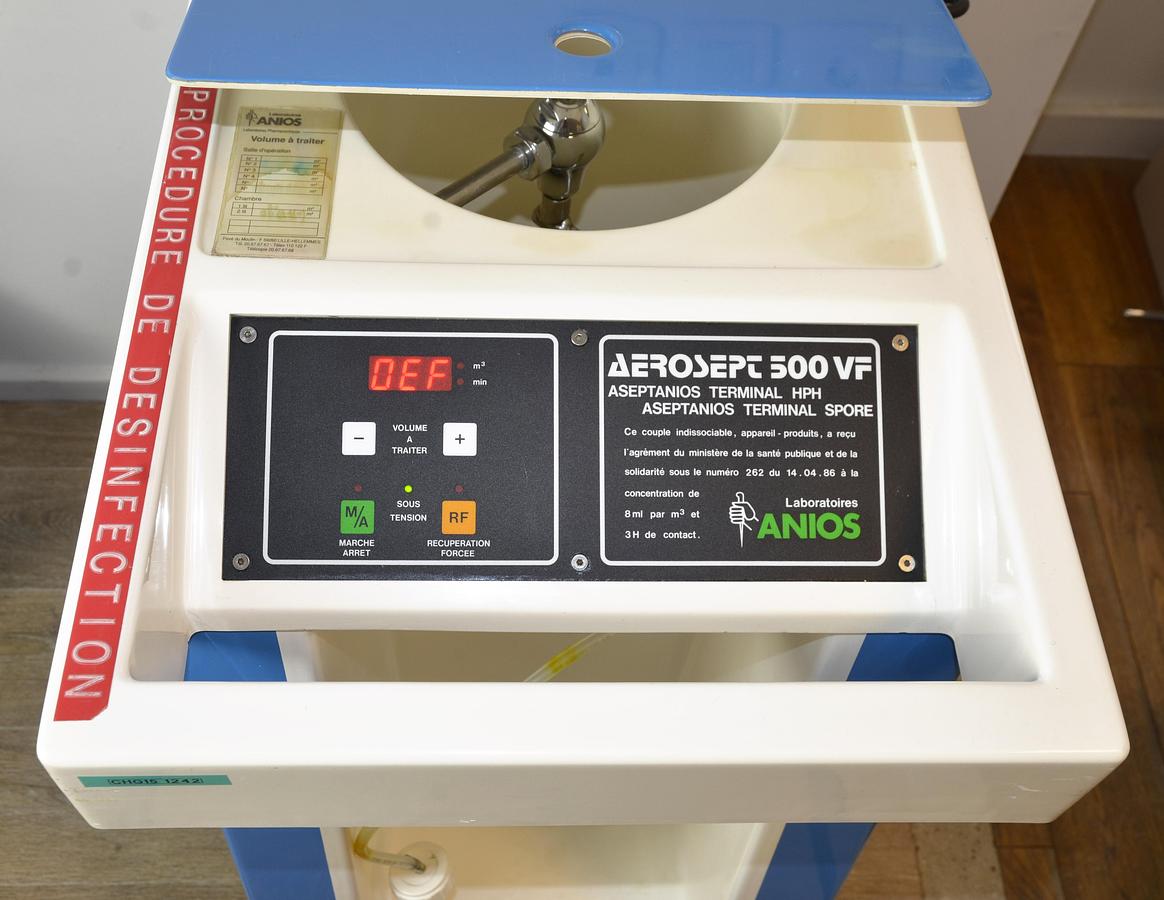 D'occasion APPAREIL DE DÉSINFECTION PAR VOIE AÉRIENNE ANIOS AEROSEPT VF 500
