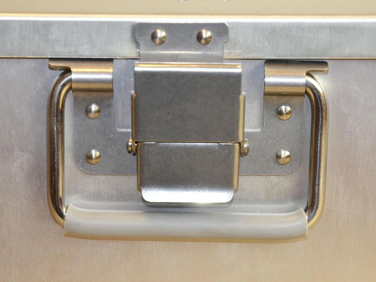 Neuf  BOÎTE MINICONTAINER DE STÉRILISATION EN INOX 59 X 29 X 19 CM 