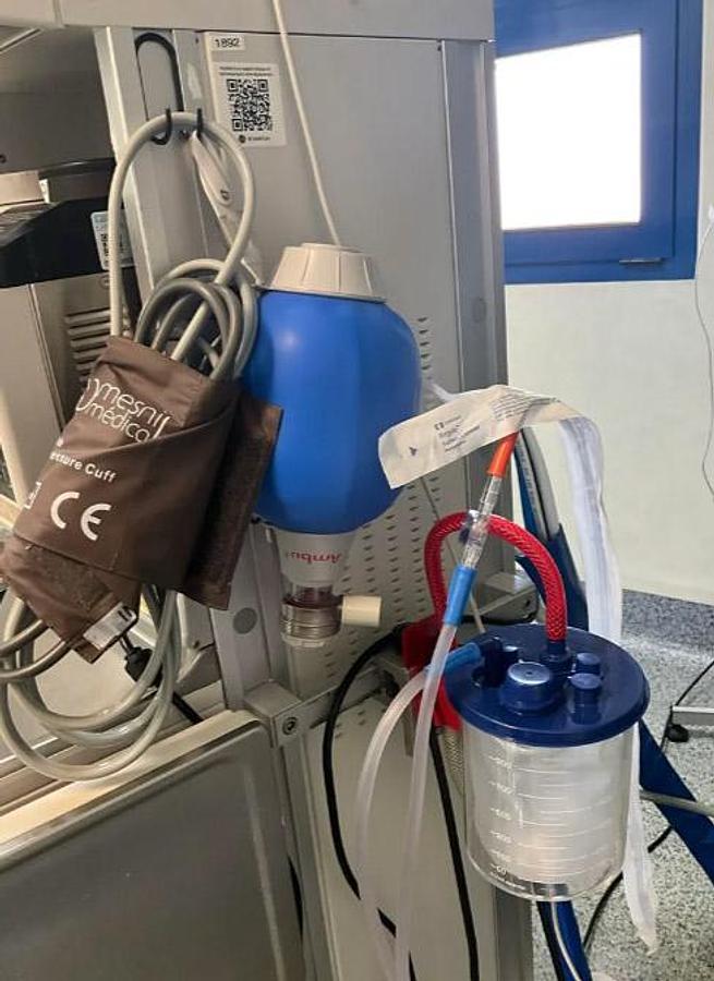 D'occasion STATION COMPLETE RESPIRATEUR D’ANESTHÉSIE MOBILE DATEX-OHMEDA AESTIVA 3000